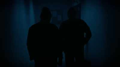 Their main objective
is stood in front of them. - Inside the Heist