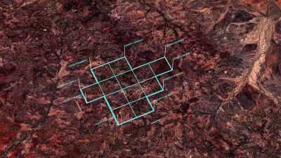 Their massive 12 kilometre-square
claim, Oldtimers, - Outback Opal Hunters