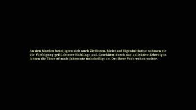 Their murderers were German
soldiers - The Silent Forest