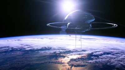 Their spaceships have a
forcefield around them. - Truth Hunter