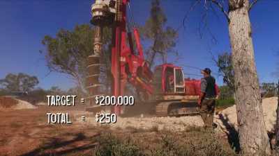 Their stone is worth $250. - Outback Opal Hunters