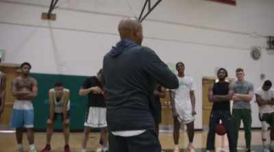Them they feel it, and they try
to keep up in the first five minutes, - Last Chance U: Basketball