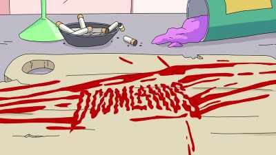 [theme music playing] - Doomlands