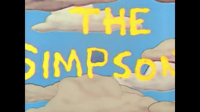 (theme music playing) - The Simpsons