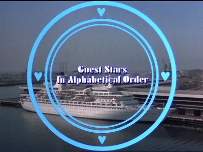 [Theme music playing] - The Love Boat