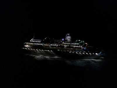 [Theme music playing] - The Love Boat