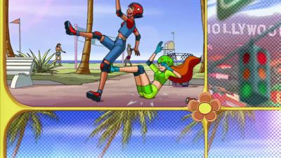 [theme music playing] - Totally Spies!