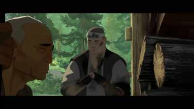 [theme music swelling] - BLUE EYE SAMURAI