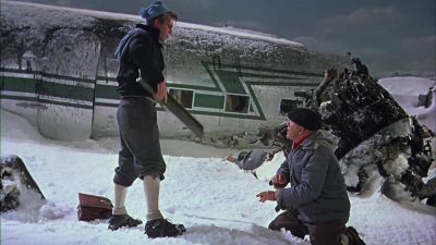 Then when a rescue party they'll know somebody's been here - The Mountain