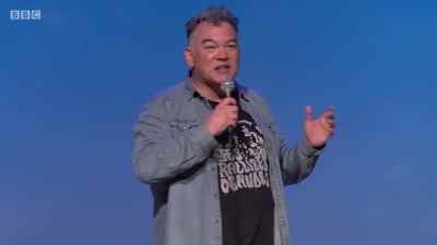 Then, about 16 months ago, I started
writing the second half and that was - Stewart Lee: Content Provider