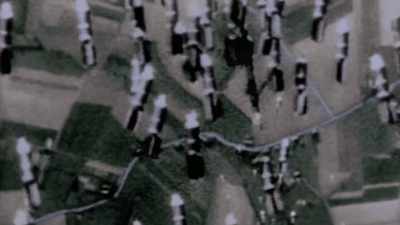 Then 
another huge amount of bombs falls on them . - Greatest Events of World War II in Colour