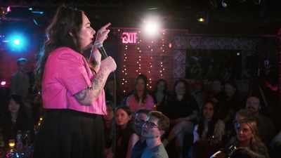Then, that apartment
was also painted purple and gold. - Liza Treyger: Night Owl
