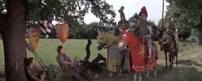 Then by your leave,
we will throw dice for your horse now. - Knights of the Round Table