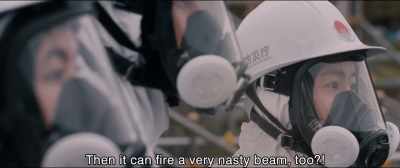 -Then it can fire a very nasty beam, too?
-What? - Shin Ultraman