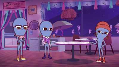 Then we can relax and throw back
some blood drink - Strange Planet