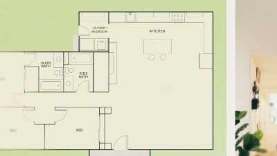 Then, we can remove
that divider wall, - Why the Heck Did I Buy This House?