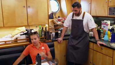 Then come back, get the
guests with all their drinks, - Below Deck Sailing Yacht