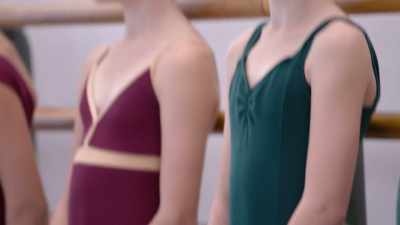 Then comes the first cut. - On Pointe