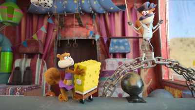 Then do it. Just make sure you drop me off - Saving Bikini Bottom: The Sandy Cheeks Movie