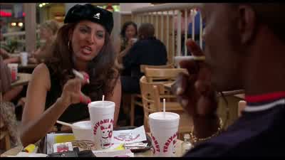 I get some food sit down here in the food court then your girl comes inDid you find somebody yetWho What you careWhat I care is my ass facing the penitentiaryYou send some hardheaded rock whore up here and she Hey hey hey heyShe ain't gonna be no rock - Jackie Brown