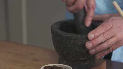 Then give it a good old
grind-up, - James May: Oh Cook!