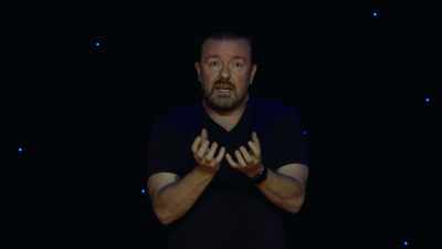 Then we go on gestating outside the womb.
That's why we're so useless. - Ricky Gervais: Humanity
