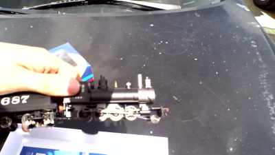 Then got this brand new steam
engine for the Santa Fe. - Horror in the High Desert