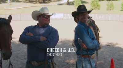 Then you got Mr. Sneaky Cheech and J.B., - How to Be a Cowboy