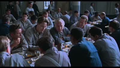 ...then he laughed and actually shook Andy's hand. - The Shawshank Redemption