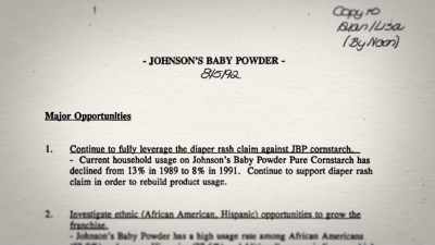 Then he was shown
an internal company document - Not So Pretty