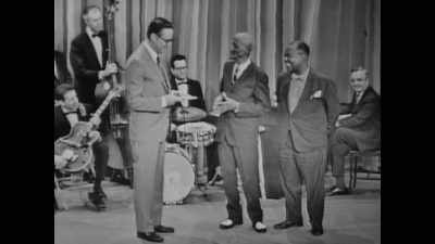 Then when I did get him to play - Louis Armstrong's Black & Blues