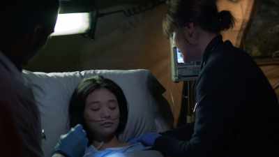 Then I found this rash
on her neck, - The Crossing