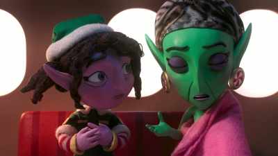Then I get mad
that he's gone, - Santa Inc.