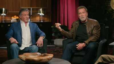 Then I go and see his art - Arnold & Sly: Rivals, Friends, Icons
