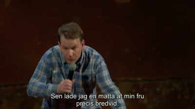 Then I put down a mat next to my mat
for my wife. - Mike Birbiglia: Thank God for Jokes