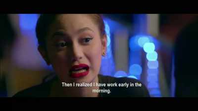 Then I realized I had work
early in the morning. - Always Be My Maybe