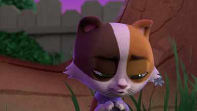 Then when I saw you drop Chiki
in the grass - The Chicken Squad