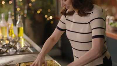 Then I 'shmoosh'
them about to mix. - Nigella: At My Table