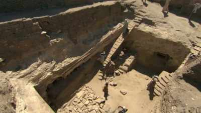 Then in 2010, mud brick tombs - Ancient Engineering