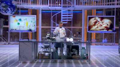 Then inside, you'll find the germ's guts. - Bill Nye Saves the World