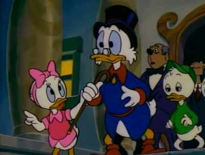 ♪ Then into the
clouds away we go ♪ - DuckTales