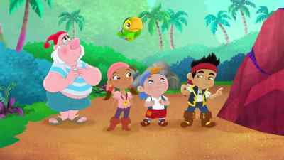 Then it's Pixie dust away - Jake and the Never Land Pirates