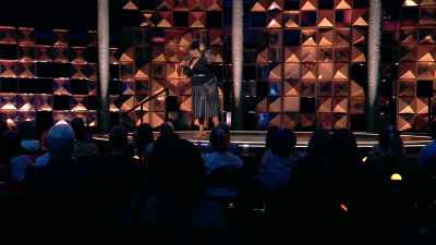 "Then I've gotta condition it,
comb through the conditioner, - Backstage with Katherine Ryan