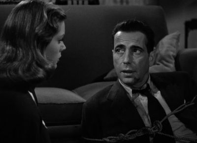 Then kick me in the stomach for mumbling - The Big Sleep