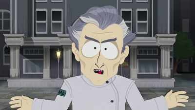 Then before long,
he was trading them online. - South Park: Post COVID: The Return of COVID