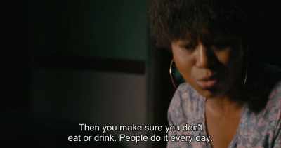 Then you make sure you don't
eat or drink. People do it every day. - Swallow