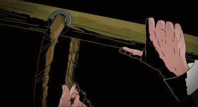 Then of course, still,
this is weighted down - Murder of God's Banker