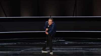 Then you open the door.
You're sometimes even surprised it opened. - Sebastian Maniscalco: Stay Hungry