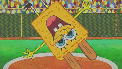 Then Patrick steps up
and he's not fancy, - SpongeBob DocuPants