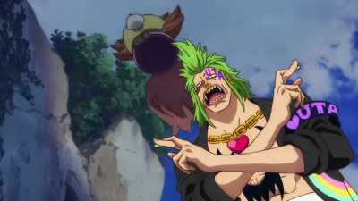 Then if she gets tired and falls asleep,
problem solved? - One Piece Film Red